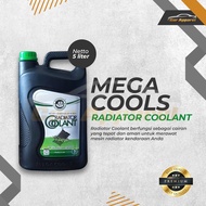 Megacools Air Radiator Cairan Mobil Coolant Hijau 5L
