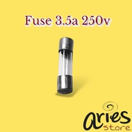 FUSE TUBE 5X20 SMALL FUSE TUBE 3.5a 250 VOLT