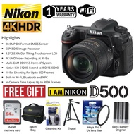 (NEW)Nikon D500 Body original camera free extra battery original/64gb/bag/tripod UV filter/cleaning 