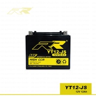 แบต BIGBIKE แบตเตอรี่ BIGBIKE แบตมอเตอร์ไซค์ บิ๊กไบค์ RR YT12-JS 12V 12Ah