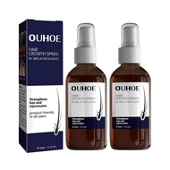 2Pcs Ouhoe Hair Growth Spray, Ouhoe Hair Growth Oil for Men & Women, Ouhoe Stronger and Hair Thicken