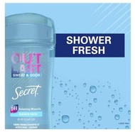 Secret #沐浴清香*1 Shower,美國原廠,透明凝膠-體香膏【效期:07/2025全新款】體香劑+止汗