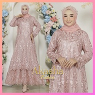 Best Seller Gamis Brukat Malaysia Dress Pesta Modern Gamis Brokat Tile