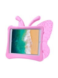 粉色iPad蝴蝶支架保護套，不帶鍵盤
