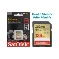 全新 記憶卡 SanDisk Extreme SDXC 記憶卡 128GB 適用於 4K UHD 影片及連拍模式攝影 SDSDXVA-128G-GNCIN