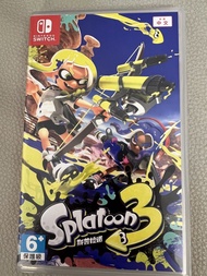 Nintendo Switch 斯普拉遁 3 Splatoon 3 中文版 遊戲卡帶  Switch2