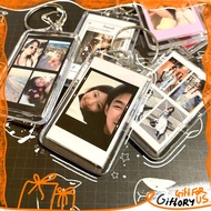 POLAROID mica keychain with photo printed on request