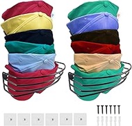 Toothbace Cap Holder, Pack of 2 Self-Adhesive Cap Holders, Strong Cap Hanger, Baseball Cap Holder fo