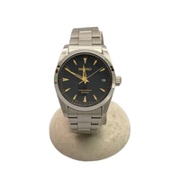 SEIKO mens watches quartz wrist watch analogues stainless BLK SLV 7N42-HAPO Direct from Japan Second