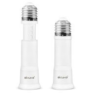DiCUNO E26 3.15-4.13Inch/8-10.5CM Extension Flexible Socket Extender Adapter, E26 to E26 Edison Scre