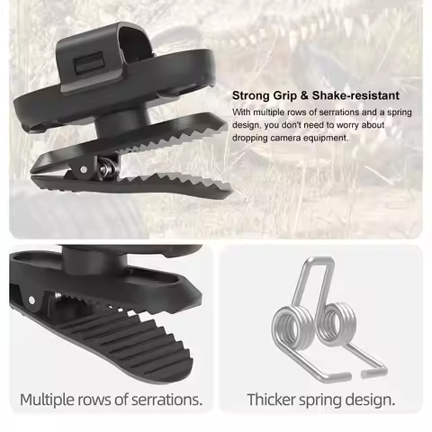 Sports Camera Mount 360 Degree Camera Clip Camera Cap Holder for Insta360 GO 3/GO 3S Sports Camera A
