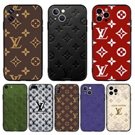 Black silicone phone case LV for iPhone 17 Air Pro Max