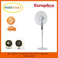 EuropAce ESF 8135V : 16" DC Stand Fan  - 2 YEARS WARRANTY