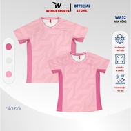 WA92 badminton shirt - pink Korean national team for practice and competition