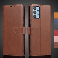 Ốp lật Ví Ốp da cho Samsung Galaxy A32 4G / A32 5g chất liệu da PU túi đựng điện thoại bao da bảo vệ