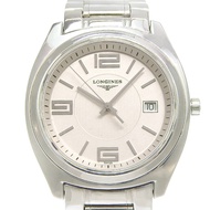 LONGINESConquest 系列 L3.632.4，不鏽鋼，銀色，石英，指針式顯示，白色錶盤，男士 [二手]