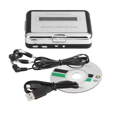 Portable Tape Walkman Cassette Player Capture Audio To MP3 Converter on Support Convert To PC Laptop