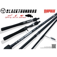 คันเบ็ด Rapala Black Thundros ท่อนเดียว BTC631L เบท 6-14lb One