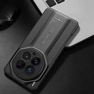 Sang Trọng Vải Tĩnh Mạch Silicone Ốp điện thoại cho Vivo X200 Siêu/X200s Mềm Sơn Từ Amor TPU Bìa Cho