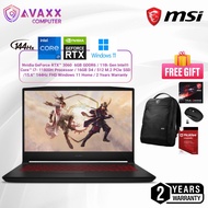 MSI GF66 11UE-855 /854 15.6" FHD Gaming Laptop ( I7-11800H, 16GB, 512GB SSD, RTX3060 6GB, W11)