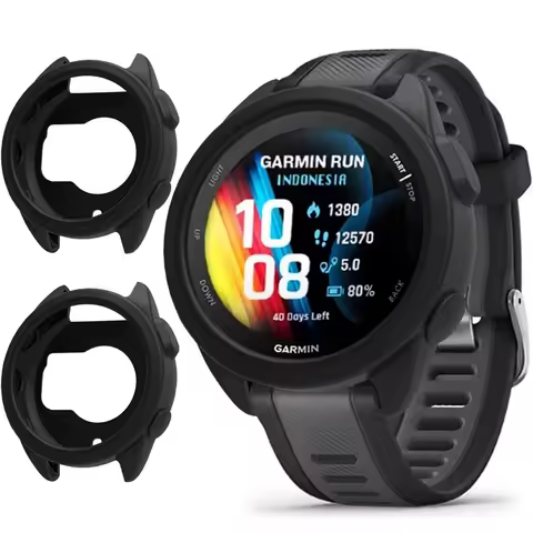Watch Protector for Garmin Forerunner 55/158 Smartwatch Accessories Silicone Elastic Bumber Shell Fo