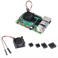 Bộ Tản Nhiệt Cho Raspberry Pi 4 Model B Quạt Làm Mát Đơn Bộ Tản Nhiệt RAM Cho Raspberry Pi 4