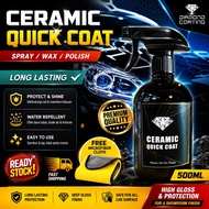 Diamond Coating 500ml Ceramic Quick Coating Spray Wax Car Polish Coating