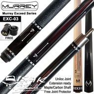 MURREY EXCEED EXC-03 CUE UNILOC MAPLE EXTENSION BUMPER STICK BILLIARD