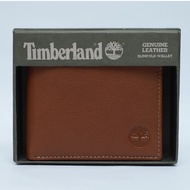 Original Timberland Tan Slimfold Leather Wallet New In Box