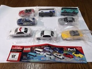 Jr. part1日本車款扭蛋一套八款