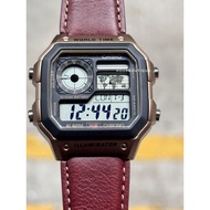 Brand New Casio Digital World Time Mens Watch AE-1200WHL-5AVEF