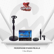 Stand mic meja/stand mic meja pendek bahan plastik