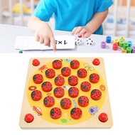 Ladybug Memory Game Board Promote Coordination Ladybug Memory Game Toy for Dementia People