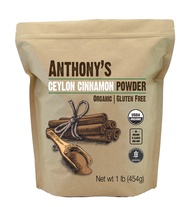 Anthony's Organic Ceylon Cinnamon Powder, 1 lb, Ground, Gluten Free, Non GMO, Non Irradiated, Keto F