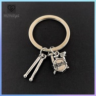 [MinaZ] Drum Pop Music Lovers Rock Backpack Pendant Band Kit Drum Keychain Backpack Keychain PH