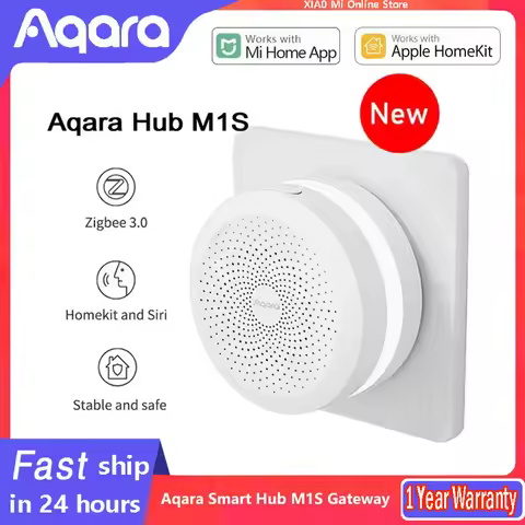 Newest Aqara Smart Hub M1S Gateway Wireless Zigbee 3.0 Wifi RGB LED Night Light Remote Control For X