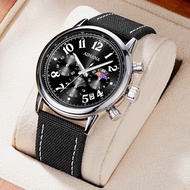 Swiss Brand Men's Watch Multi-Function Waterproof Quartz Watch Live Streaming Hot-selling Model One-