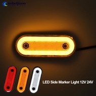 NOBELJIAOO 1PC LED Side Marker Light 12V 24V Truck Clearance Lamp Tail Light Trailer Tractor Lorry W