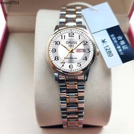 [Gift][With Box]New ORUSS Original Luxury Dual Calendar Stainless Steel Fashion Ladies Waterproof Wa