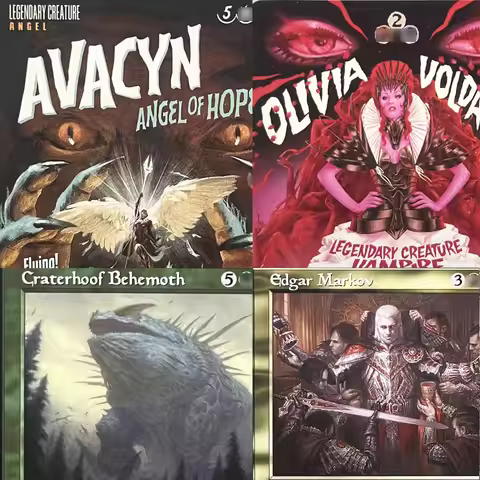 INR FDN HOLO11-Ⅰ03 Tcg proxy magic cards Edgar Markov Craterhoof Behemoth Avacyn, Angel of Hope Emra