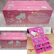 JASMINE 54 Pcs Hello Kitty Cartoon Art Water Colour Crayon Colour Pencils Water Pen