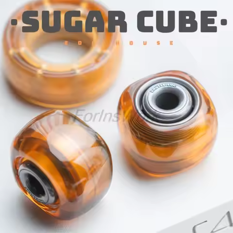 LAUTIE Sugar Cube Pendant Spinner Anxiety Ring Mini Fidget Spinner EDC HOUSE Sensory Toys Fidget Toy