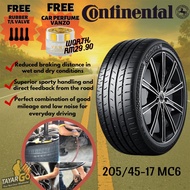 TAYARGO New Car Tyre 205 45 17 Continental Tyre Mc6 Car Tire Tayar Kereta Murah Car Tayar Kereta 17 Tyres Tires Tayar 17