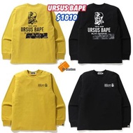 預訂 URSUS BAPE 系列🇯🇵 本週六開售 URSUS CAMO TAPE L/S TEE