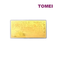 [TOMEI EXCLUSIVE] Happy Birthday Gold Wafer 1G Yellow Gold 9999