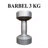 3KG BARBEL 3KG DUMBELL/ 3KG PVC DUMBELL BARBEL 3KG FITNESS 3KG