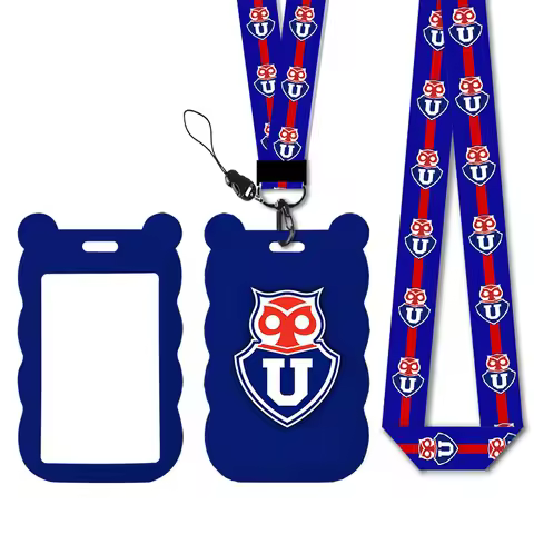Sports Team Chile Designs Lanyards ID Badge Holder Strap Work Card Bus Access Card Holder Keychains