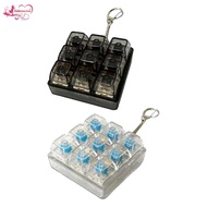 [Abbraccia] Keyboard Fidget Clicker Toy Keychain Decompression Button Finger Clicker Toy