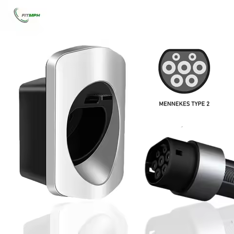 FITMPH Type2 EV Charger Holder Stylish IEC62196-2 Charging Cable Organizer Plug Holder Sleek Wallbox
