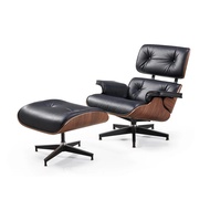 Designer Eames single sofa chair Eames lounge chair original minimalist lazy imported leather leisur